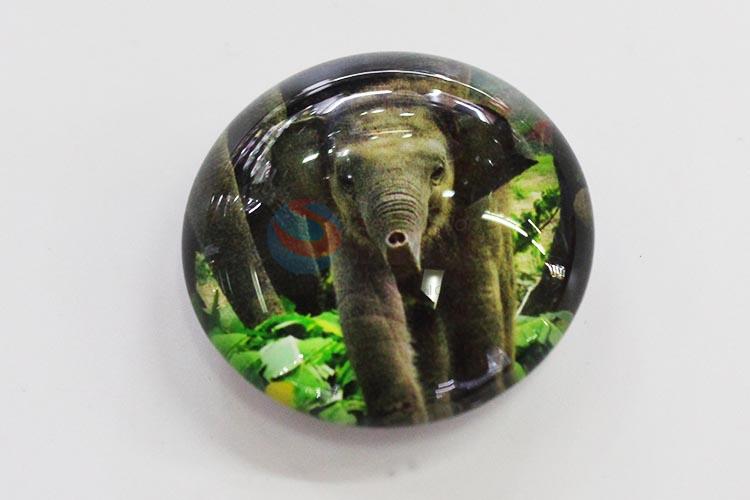 Elephant Glass Decorations Fridge Magnet Sticker