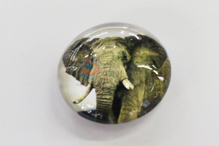 Elephant Glass Decorations Fridge Magnet Sticker