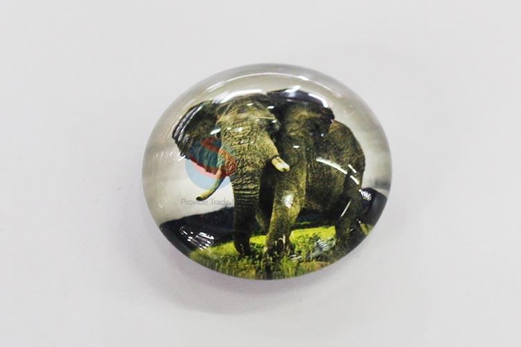 Elephant Glass Decorations Fridge Magnet Sticker