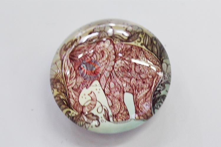 Elephant Glass Decorations Fridge Magnet Sticker