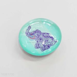 Elephant Glass Decorations Fridge Magnet Sticker