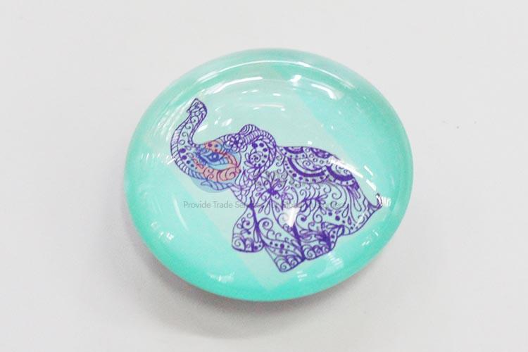 Elephant Glass Decorations Fridge Magnet Sticker