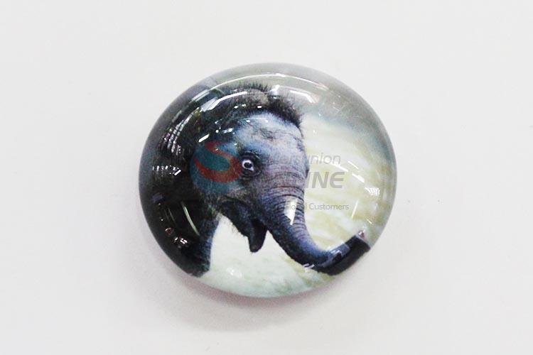 Elephant Glass Decorations Fridge Magnet Sticker