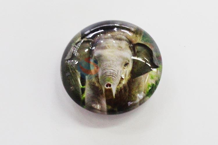 Elephant Glass Decorations Fridge Magnet Sticker