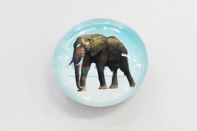 Elephant Glass Decorations Fridge Magnet Sticker