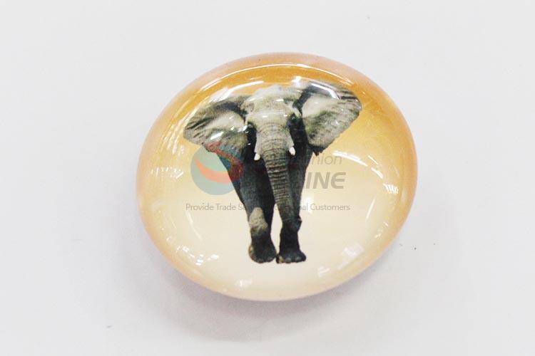 Elephant Glass Decorations Fridge Magnet Sticker