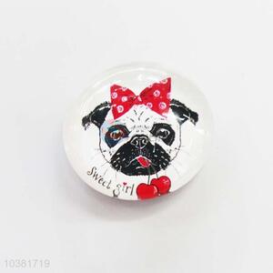 Dog Glass Decorations Fridge Magnet Sticker