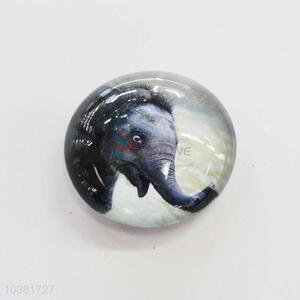 Elephant Glass Decorations Fridge Magnet Sticker