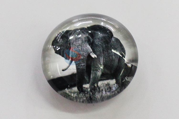 Elephant Glass Decorations Fridge Magnet Sticker