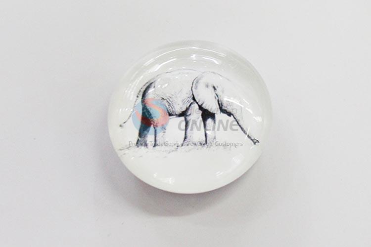 Elephant Glass Decorations Fridge Magnet Sticker