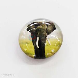 Elephant Glass Decorations Fridge Magnet Sticker