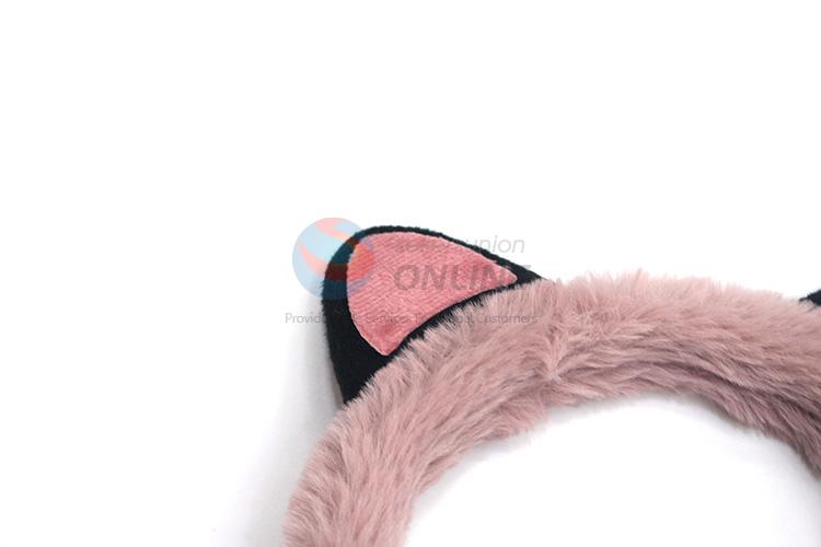 Customized winter fuzzy cat ear earmuffs