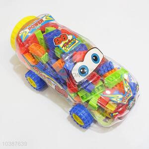 90-100Pcs/Set Go-anywhere Vehicle Shaped Plastic Model Toys for Kids