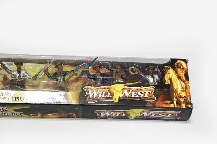 Wholesale Price 8pcs West Cowboy Kids Toys