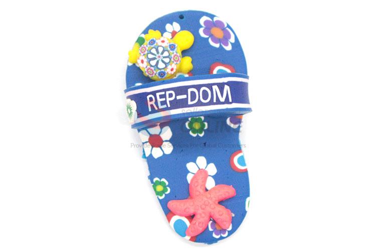 Custom Colorful Slipper Shape Fridge Magnet