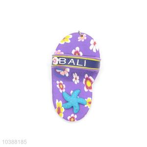 Color Printing Slipper Shape Fridge Magnet