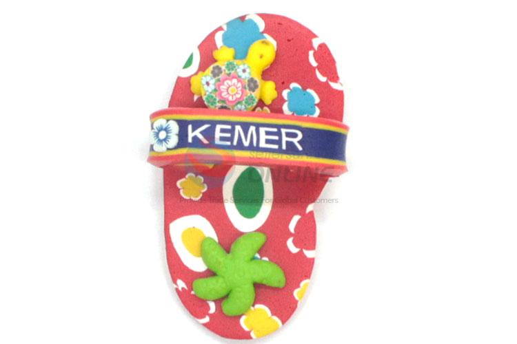 New Arrival Fashion Slipper Shape Fridge Magnet