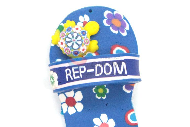 Custom Colorful Slipper Shape Fridge Magnet