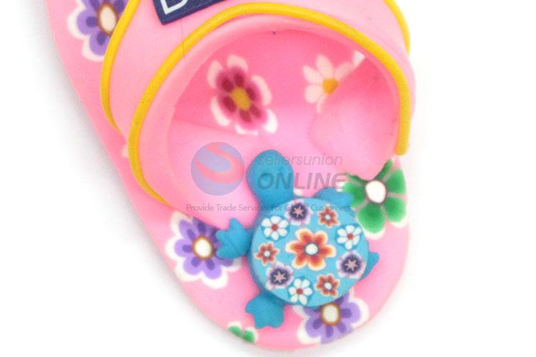 Fashion Design Flip Flops Shape Fridge Magnet