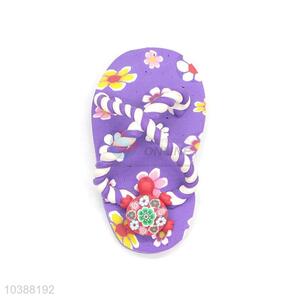 Unique Design Slipper Shape Fridge Magnet