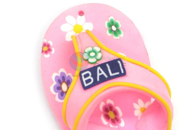 Fashion Design Flip Flops Shape Fridge Magnet