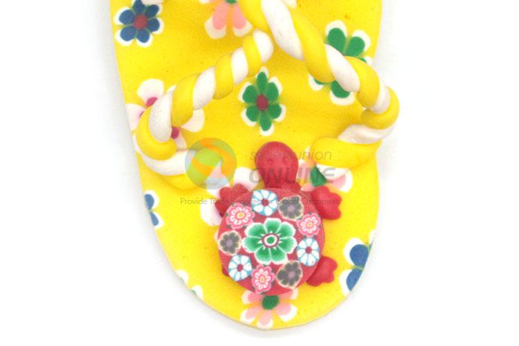 Custom Colorful Slipper Shape Fridge Magnet