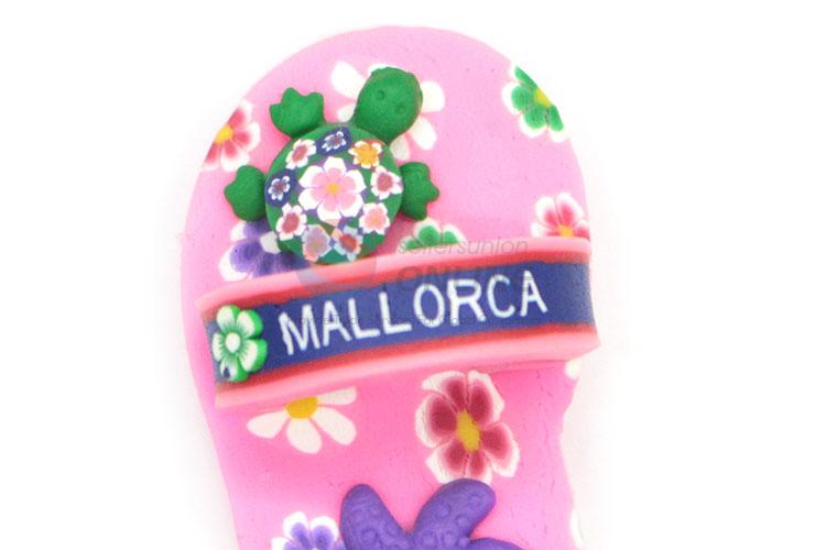 Cute Design Colorful Slipper Shape Fridge Magnet