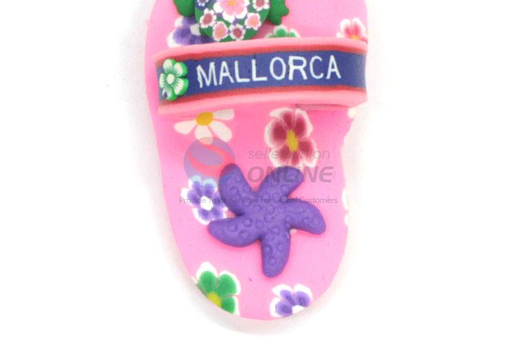 Cute Design Colorful Slipper Shape Fridge Magnet