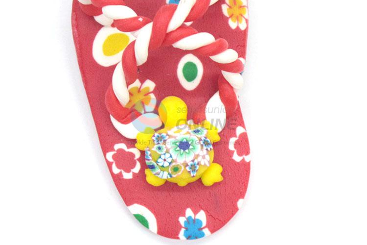 Hot Selling Slipper Shape Fridge Magnet