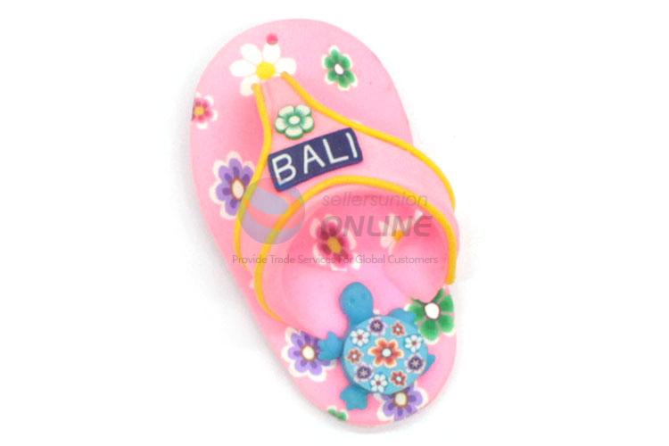 Fashion Design Flip Flops Shape Fridge Magnet