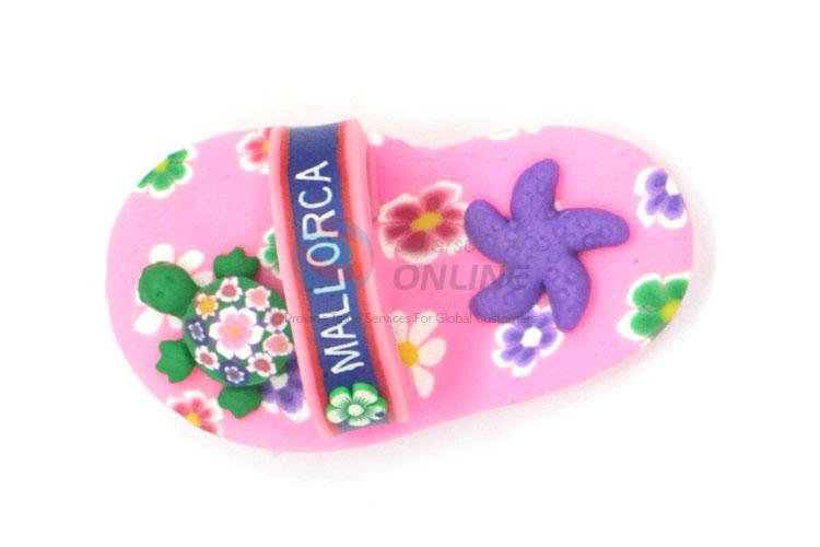 Cute Design Colorful Slipper Shape Fridge Magnet