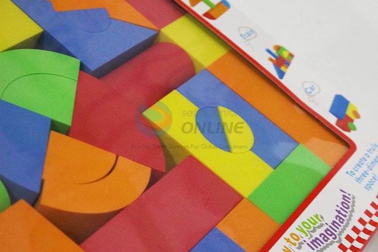 Plastic 80pcs magnetic building blocks for education play