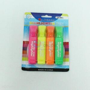 Factory Sale 4PC Fluorescent Color Marker Pen