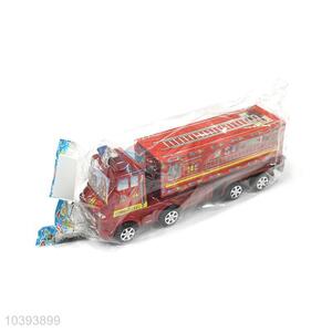 Promotional Gift Toy Vehicle Inertia Fire Fighting Truck Toys