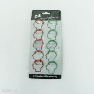 10Pcs Head Design Paper Clip