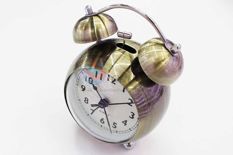 Two Bell Iron Alarm Clock/Table Clock