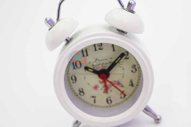 Flower Pattern Alarm Clock/Table Clock