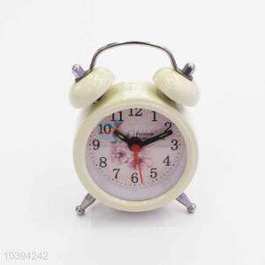 Flower Pattern Alarm Clock/Table Clock