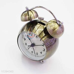 Two Bell Iron Alarm Clock/Table Clock