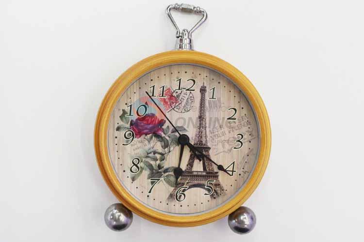 Iron Alarm Clock/Table Clock with Hanger