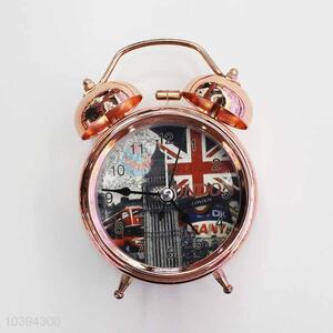 Rose Gold Iron Alarm Clock/Table Clock