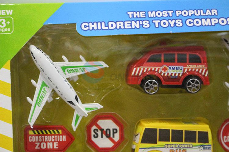 Fashion Style Cartoon Toy Car Set for Kids