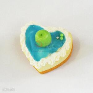 Wholesale top quality loving heart cake shape fridge magnet