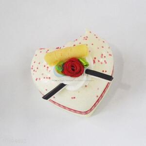 High sales loving heart cake shape fridge magnet