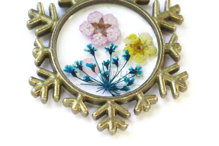 High Quality Real Flower Pendant With Chain