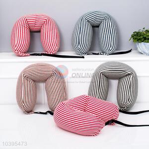 Wholesale Low Price Stripe U Shaped Neck Pillow