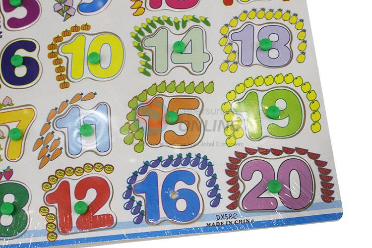 Top quality new educational figures 0-20 puzzle