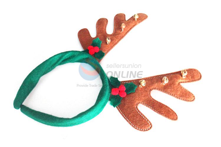 Hot Sale Wing Shape Antler Hair Clasp With Small Bell