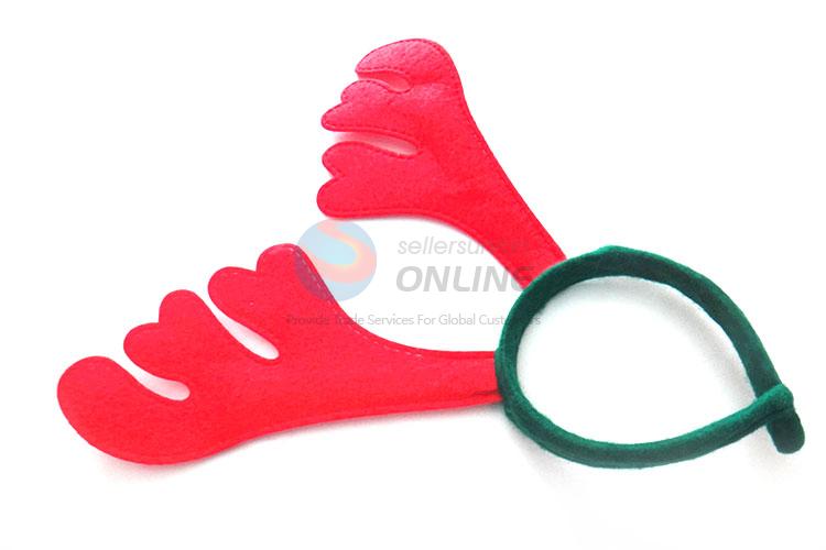 Popular Red Antler Shape Hair Clasp Christmas Decoration