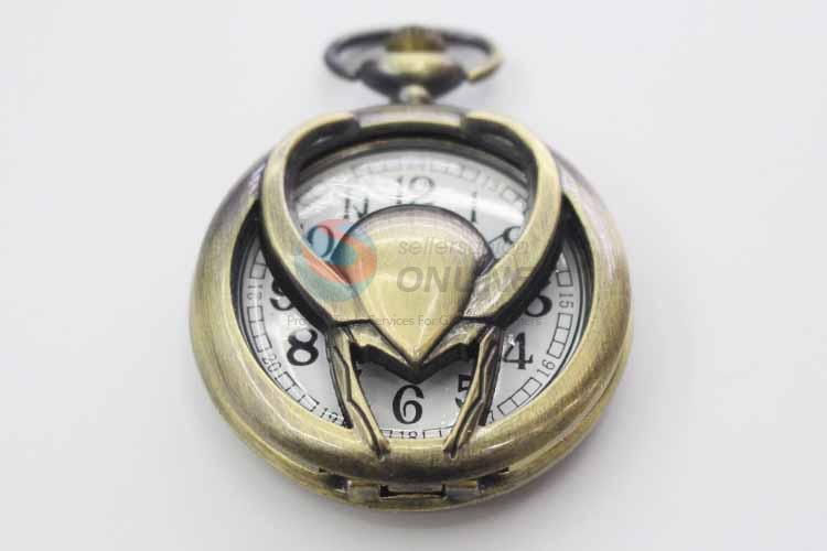 Animal Quartz Movement Skeleton Pocket Watch